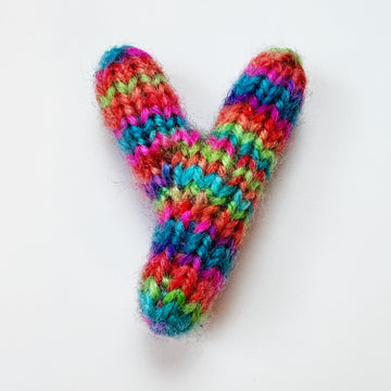 Rainbow Letter Y