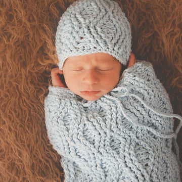 Making Waves Baby Cocoon or Swaddle Sack