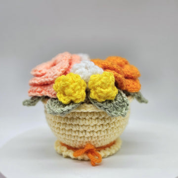 Everlasting Roses in a Pot