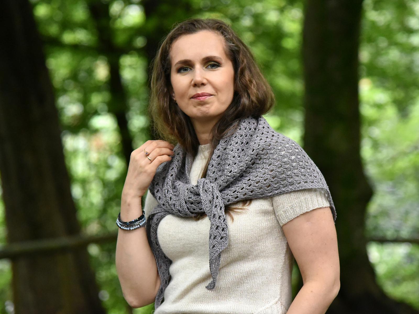 Flaxynet shawl