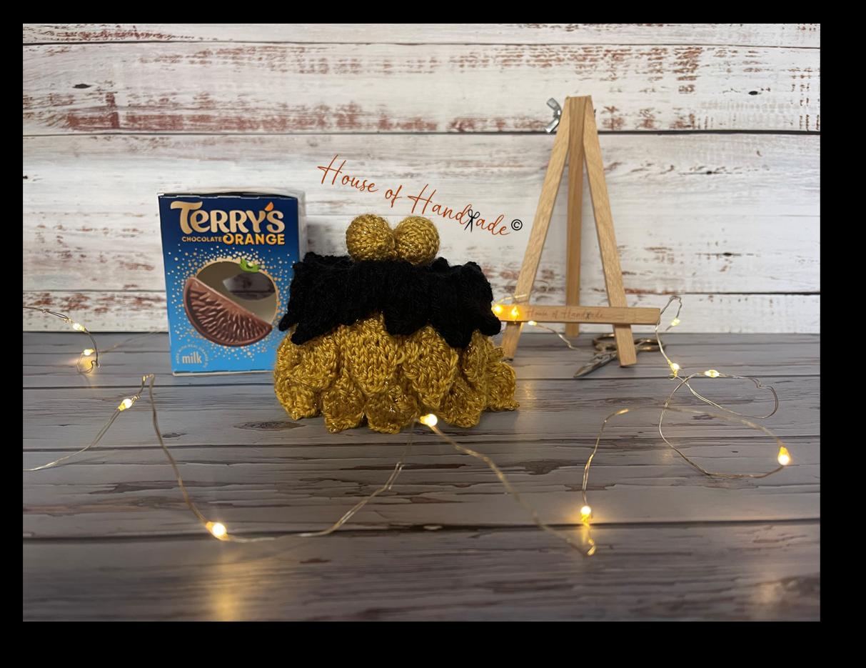 Gold Leaf Clutch Bag Chocolate Orange Cover