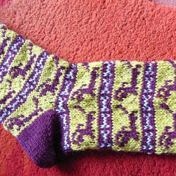 Dachshound sock pattern