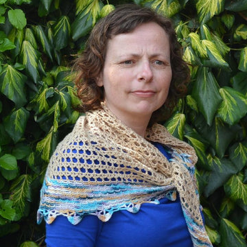 Tender sandstorm shawl