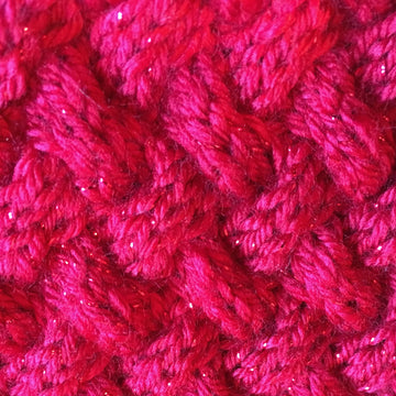 Sparkling Basketweave Neckwarmer