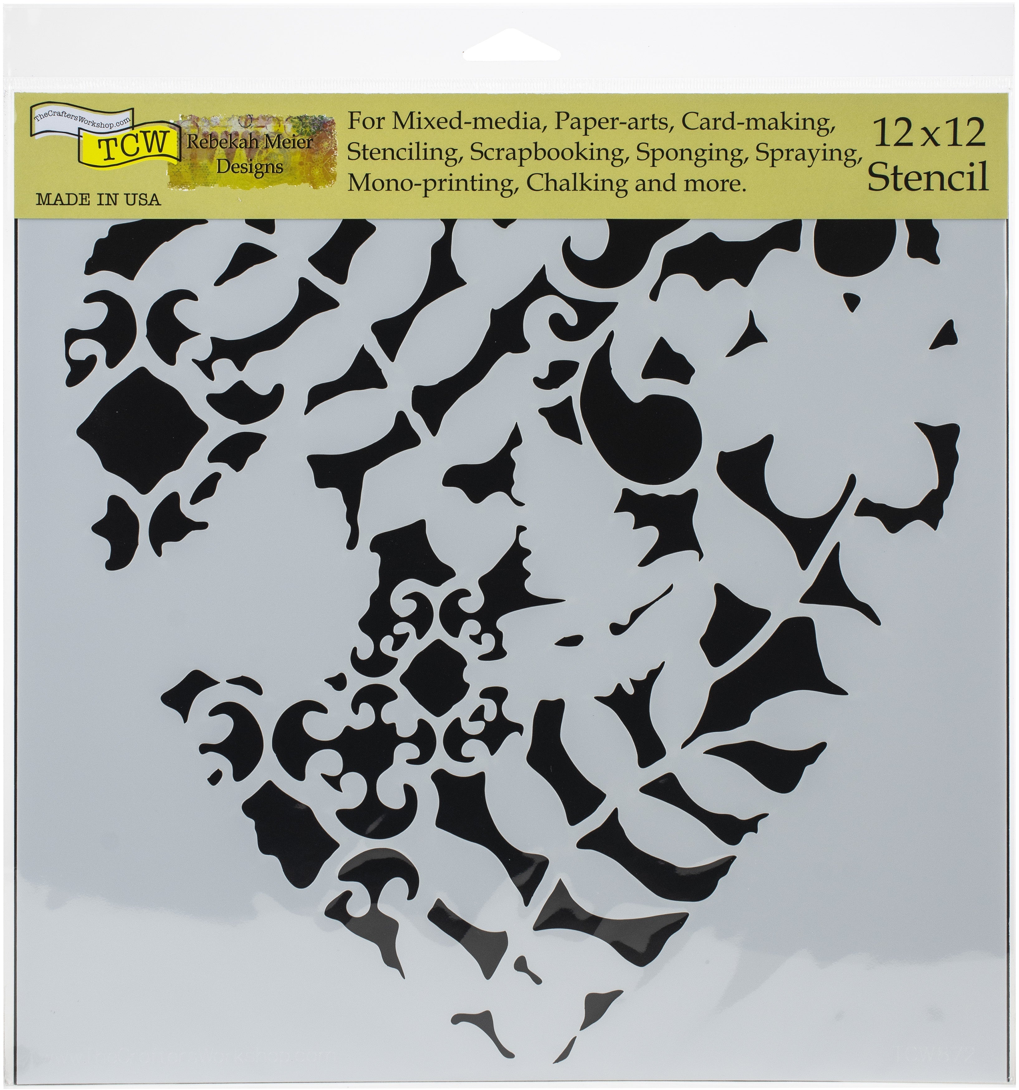 The Crafter's Workshop Crafter's Workshop Template 12"X12" - Heart Fern