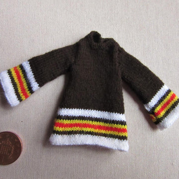 1:12th scale striped dress