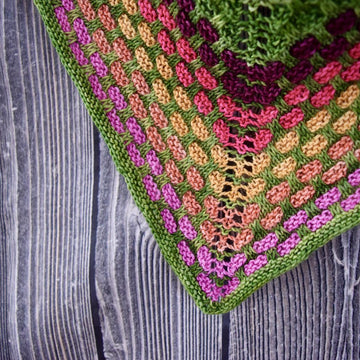 Garden Rows Shawl