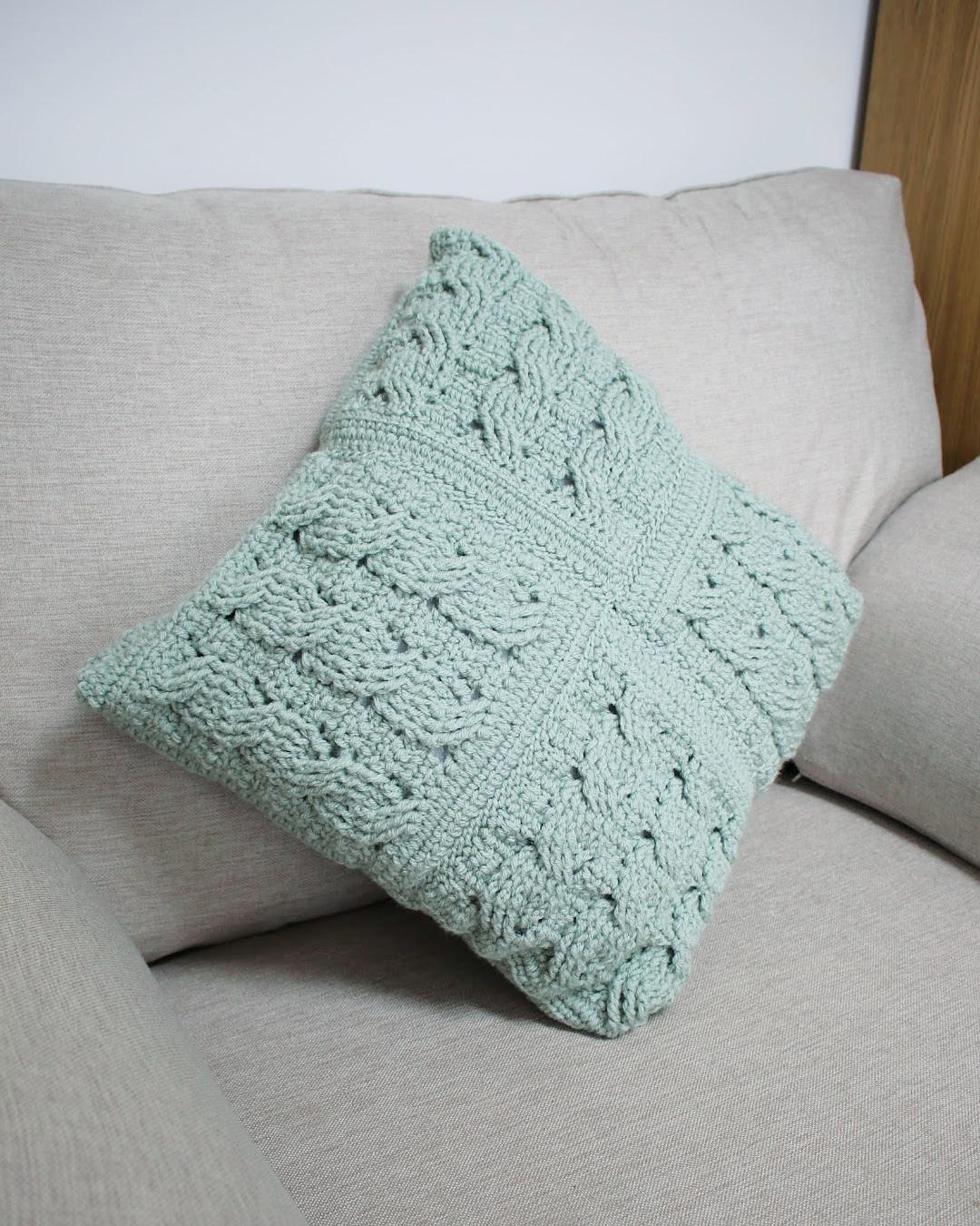 Patchwork Braid Cushion