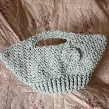 Crocheted Panama Tote Bag