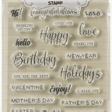 American Crafts BoBunny Stamps - Sweet Celebration