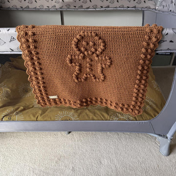 Gingerbread Man Baby Blanket