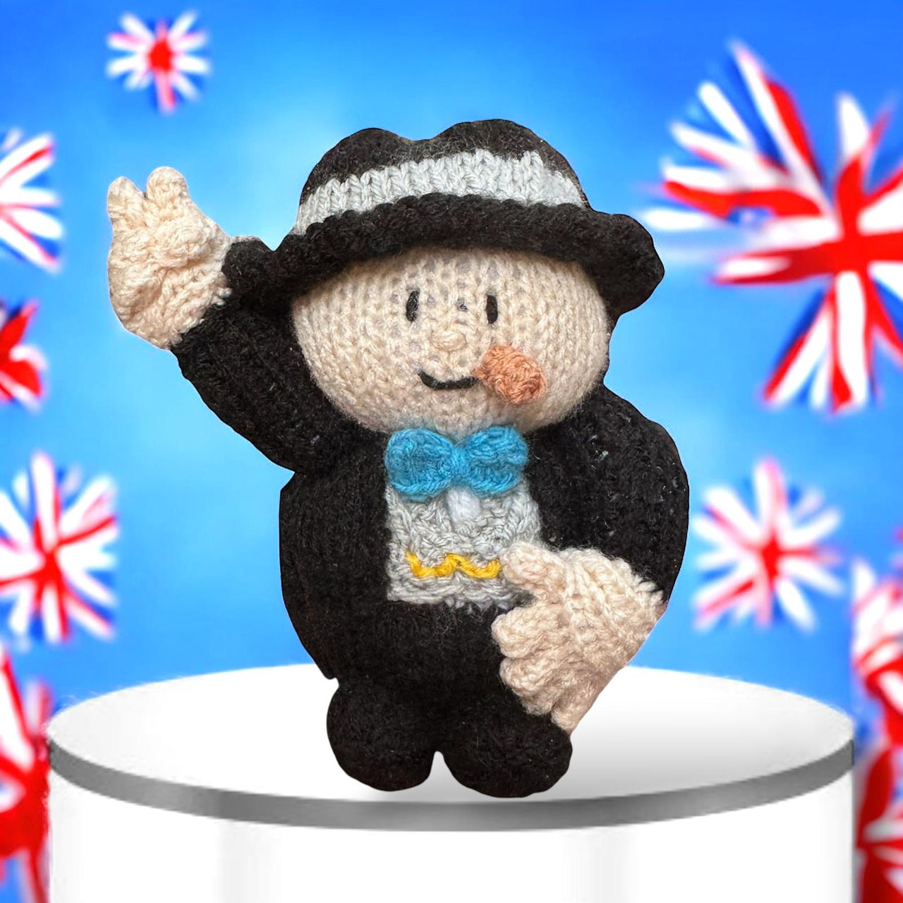 World War 2 Winston Churchill choc cover / toy