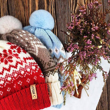 Scarlet Snowflake Hat