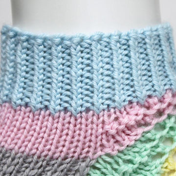 Unicorn Tail Socks - Toe Up (DK)