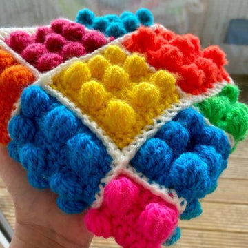Building block crochet pattern