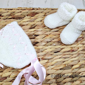 279-Lacey Matinee Set Knitting Pattern #279