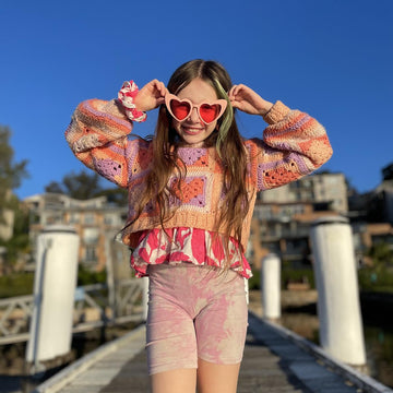 Willow Heart Crop Sweater