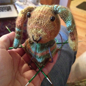 Mini-Sock Yarn Bunny
