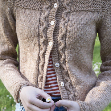 Wave Cable Cardigan