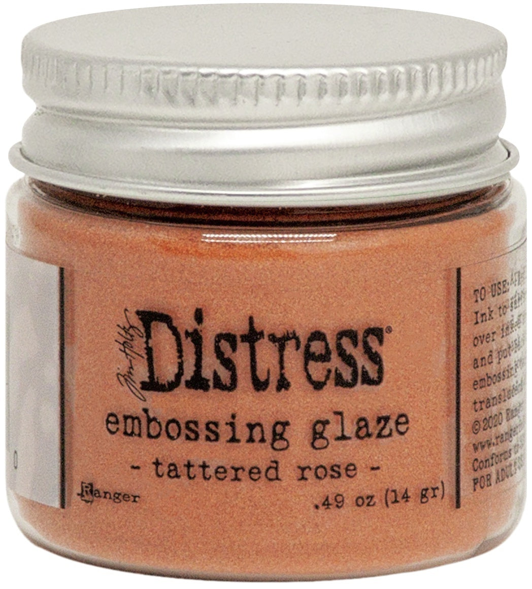 Ranger Tim Holtz Distress Embossing Glaze - Tattered Rose