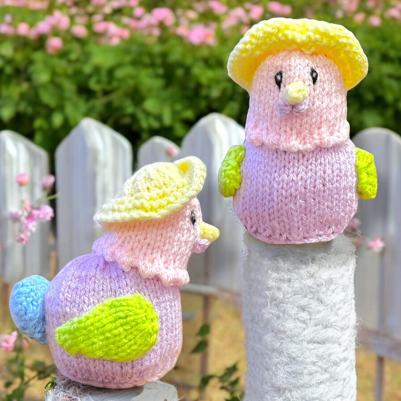 Easter Patsy Pastel Chicken orange cover / toy
