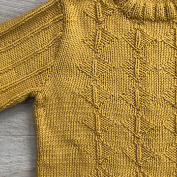 Textured Diamond Sweater