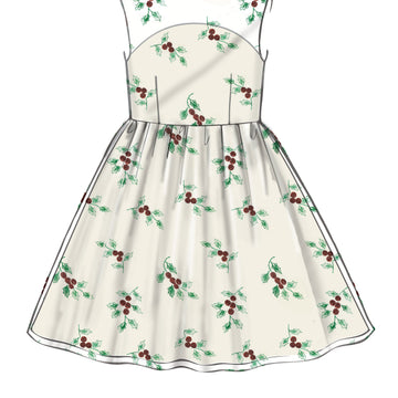 McCall's Childrens'/Girls' Gathered Dresses with Petticoat and Sash M7648 - Sewing Pattern