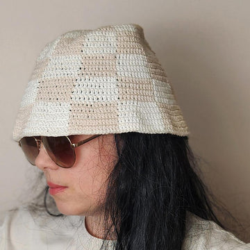 Checkered Bucket Hat
