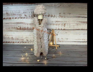 Elegant Lady Bottle Cover and Hat Knitting Pattern