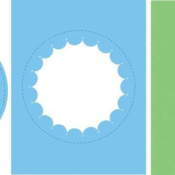 Pinkfresh Studio Essentials Die Set - Inverted Stitched Scallop Circle