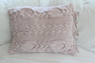 Cabled Pillow Sham