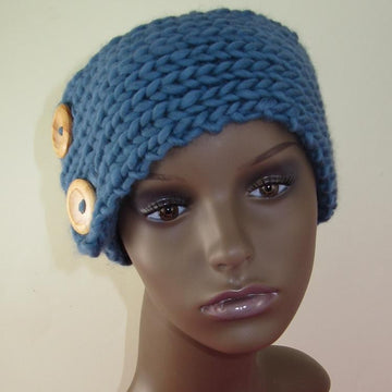 Super Chunky 1 x Ball 2 Button Headband