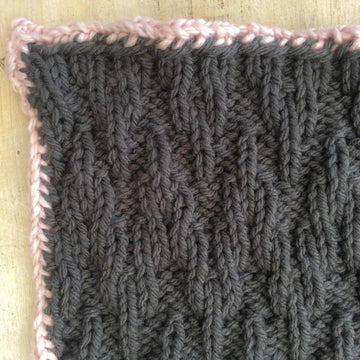 Chunky Chic Chevron Blanket
