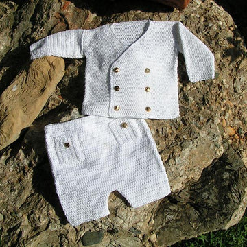 Smarty Pants Baby Jacket & Short Trousers