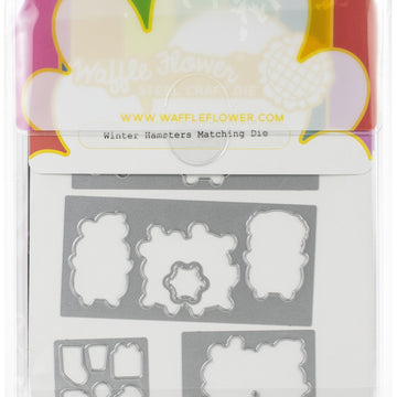 Waffle Flower Crafts Waffle Flower Stamp & Die Set - Winter Hamster