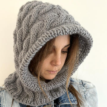 Cable Knit Balaclava