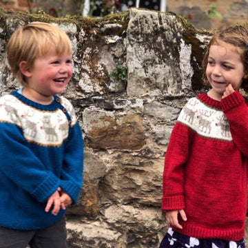 Reindeer Jumper for Children in Sport or DK