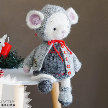Doll Toy Clothes - Outfit Xmas mouse girl