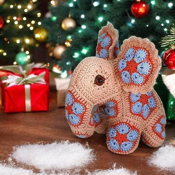 Christmas African Flowers Elephant Baubles Star