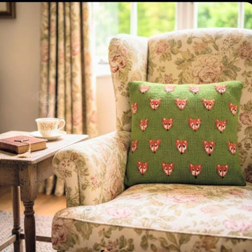 Troop of Foxes Cushion