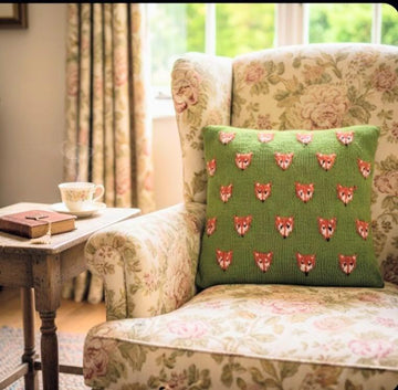 Troop of Foxes Cushion