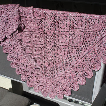 London's Fallen Leaves Shawl