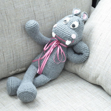 Happy Hippo the Hippopotamus Amigurumi