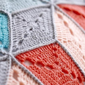 Big Top Crochet Throw Blanket