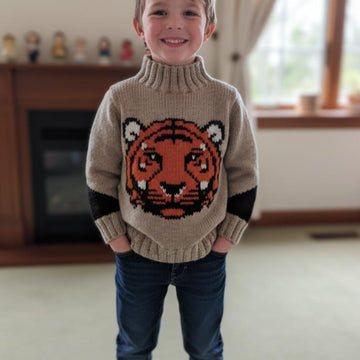 Tiger Sweater and Hat
