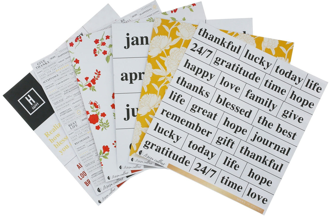 Teresa Collins Paper Collection 12"X12" 12/Pkg - Brightside, 6 Designs/2each