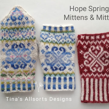 Hope Springs Fingerless Mitts