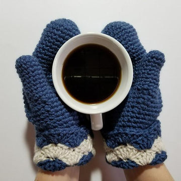 Wavy Shells Mittens