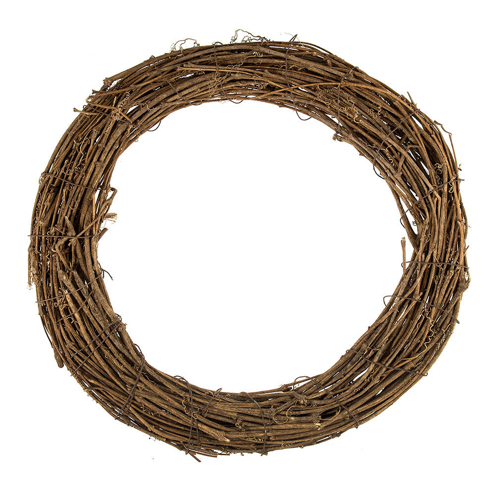 Groves Wreath Base: Natural Willow: 40cm/15.7in