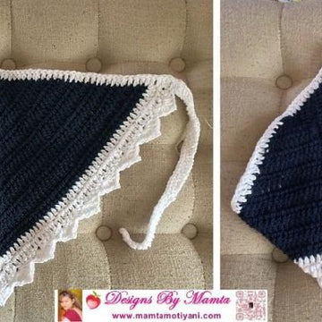 Mumtaz Crochet Triangle Head Scarf Pattern Bandana Designer